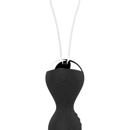 Bossoftoys - 22-00025 - Vibrating Kegel Balls - Silione - total length 8 cm -  dia 3/3,5 cm - 10 function Remote Control - Rechargeable- colour windowbox