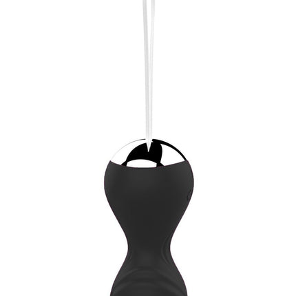 Bossoftoys - 22-00025 - Vibrating Kegel Balls - Silione - total length 8 cm -  dia 3/3,5 cm - 10 function Remote Control - Rechargeable- colour windowbox