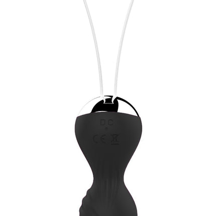 Bossoftoys - 22-00025 - Vibrating Kegel Balls - Silione - total length 8 cm -  dia 3/3,5 cm - 10 function Remote Control - Rechargeable- colour windowbox
