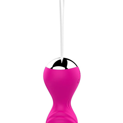 Bossoftoys Vibrating Kegel Balls - Remote Control - Rechargeable - Pink - 22-00027