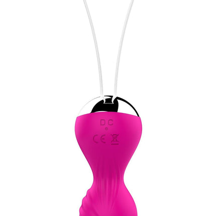 Bossoftoys Vibrating Kegel Balls - Remote Control - Rechargeable - Pink - 22-00027