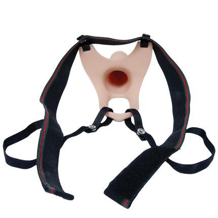 Bossoftoys Hollow strap on - Super Hero - Silicone - Dick length 16,5 cm - dia 4,5 cm - total length 24,5 cm - 22-00028