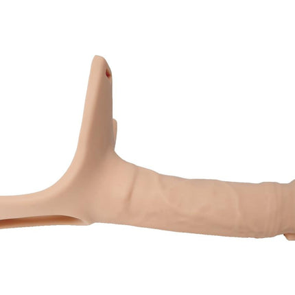 Bossoftoys Hollow strap on - Super Hero - Silicone - Dick length 16,5 cm - dia 4,5 cm - total length 24,5 cm - 22-00028