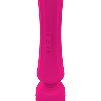 Bossoftoys - 22-00029 - Power wand Massager - Rechargeable - Silicone - 10 Function - Pink - Color Box