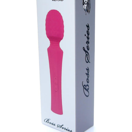Bossoftoys - 22-00031 - Power wand Massager - Rechargeable - Silicone - 10 Function - Black - Color Box