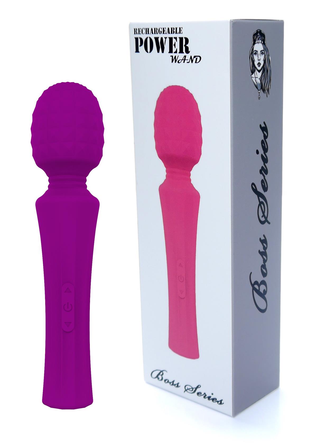 Wand Massager Paars - Siliconen - 10 standen - Oplaadbaar