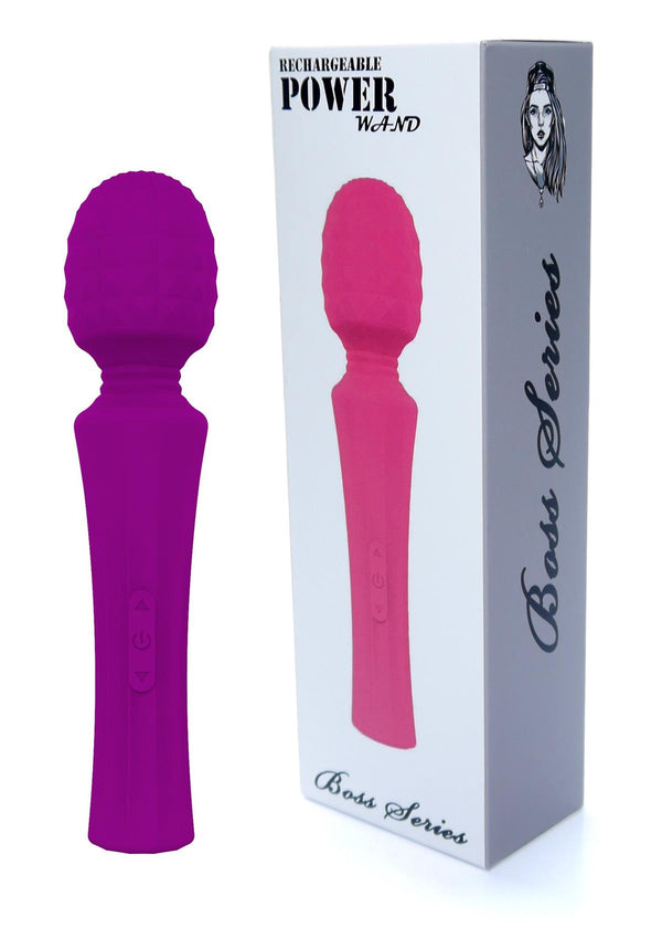Wand Massager Paars - Siliconen - 10 standen - Oplaadbaar
