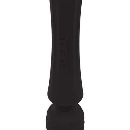 Bossoftoys - 22-00031 - Power wand Massager - Rechargeable - Silicone - 10 Function - Black - Color Box