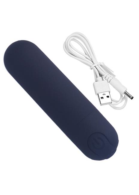 Bossoftoys Rechargeable Black Bullet - 10 functions - 22-00034