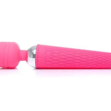 Bossoftoys - 22-00036 - Power Wand massager - Silicone Massager Pink USB - 16 Functions - USB rechargeable