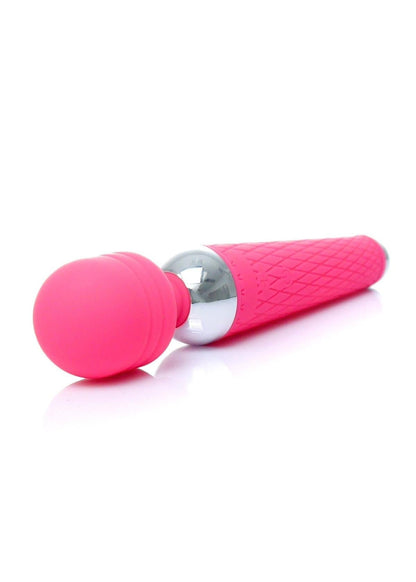 Bossoftoys - 22-00036 - Power Wand massager - Silicone Massager Pink USB - 16 Functions - USB rechargeable