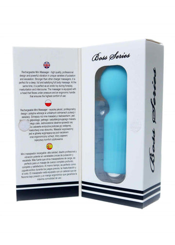 Mini Massager Vibrator Blauw 11 cm - 20 functies