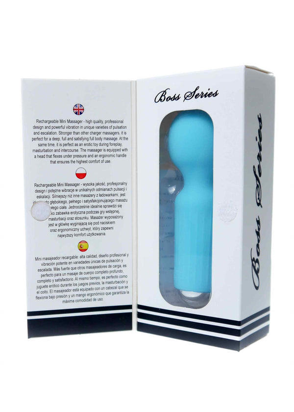Mini-Massagevibrator Blau 11 cm – 20 Funktionen