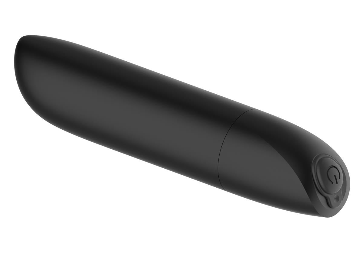 Bullet-Vibrator-Matte Tiefschwarz – 20 Stufen USB