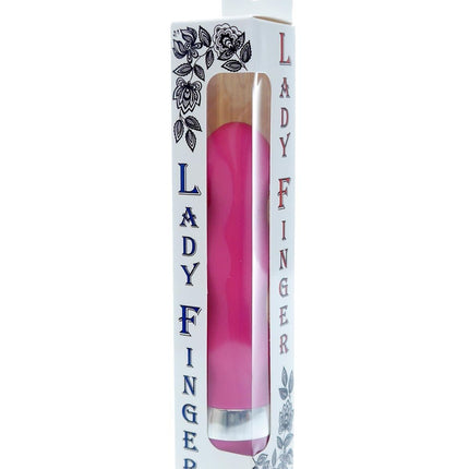 Bossoftoys - 26-00060 - Mini wand vibrator - Lady finger 01 - 10.5 cm - dia 2-2.5 cm - Pink - Window colorbox