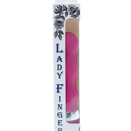 Bossoftoys - 26-00060 - Mini wand vibrator - Lady finger 01 - 10.5 cm - dia 2-2.5 cm - Pink - Window colorbox