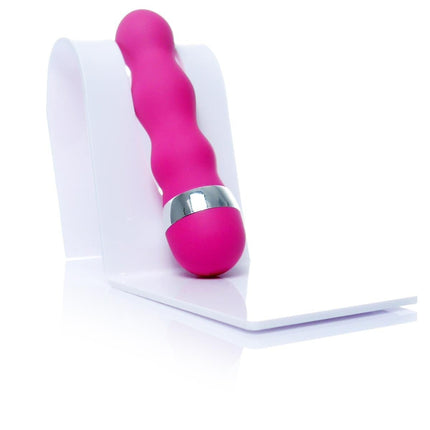 Bossoftoys - 26-00060 - Mini wand vibrator - Lady finger 01 - 10.5 cm - dia 2-2.5 cm - Pink - Window colorbox