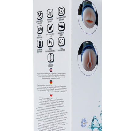 Bossoftoys - 26-00075 - Double delight - 35 function - usb rechargeable - heavy version - double holes