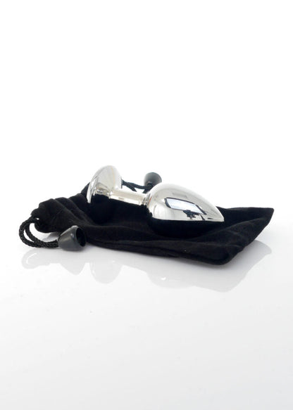 Bossoftoys Silver Plug Donkerblauwe Steen - lengte 7 cm dia 2,7 cm - 26-00091 - kleurdoos