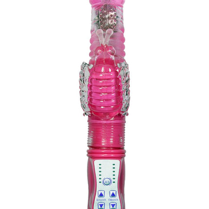 Bossoftoys - 26-00102 - Up & Down Rabbit - Rotating Rabbit - Big size 24 ,5 cm - up &down - up & down - up & down - Powerful - Pink - Tarzan - Rabbit - 36  fuction
