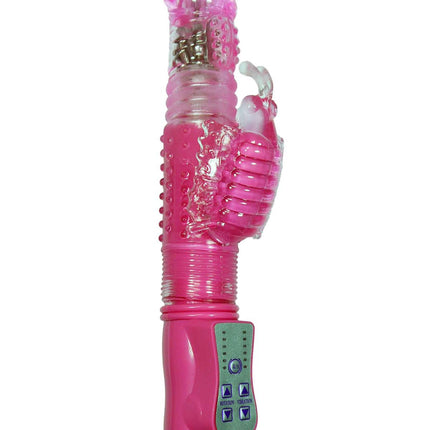 Bossoftoys - 26-00102 - Up & Down Rabbit - Rotating Rabbit - Big size 24 ,5 cm - up &down - up & down - up & down - Powerful - Pink - Tarzan - Rabbit - 36  fuction