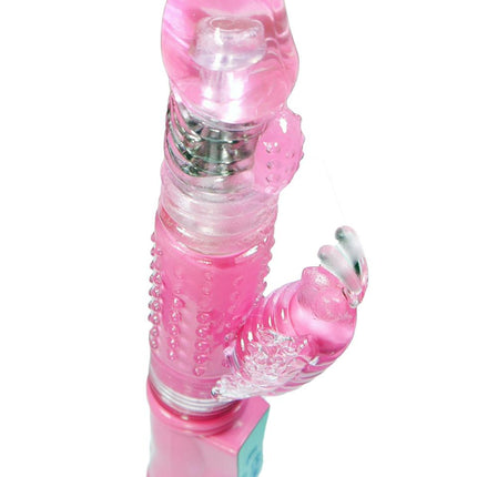 Bossoftoys - 26-00102 - Up & Down Rabbit - Rotating Rabbit - Big size 24 ,5 cm - up &down - up & down - up & down - Powerful - Pink - Tarzan - Rabbit - 36  fuction