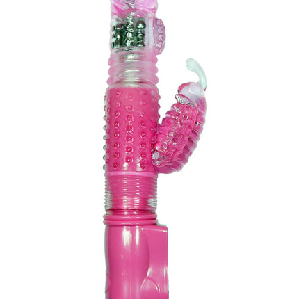 Bossoftoys - 26-00102 - Up & Down Rabbit - Rotating Rabbit - Big size 24 ,5 cm - up &down - up & down - up & down - Powerful - Pink - Tarzan - Rabbit - 36  fuction