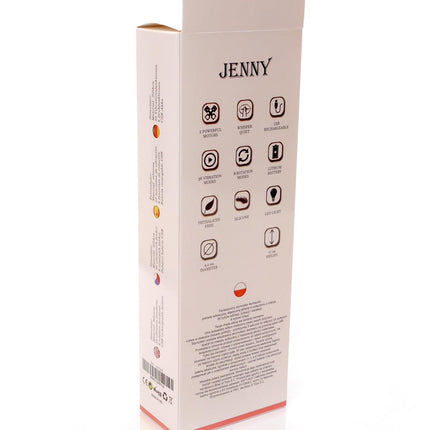 Bossoftoys Jenny G spot Massager - 36 Functions - 8 rotation functions - Silicone - size 13 cm - big dia 4,2 cm - Rechargeable - 26-00128