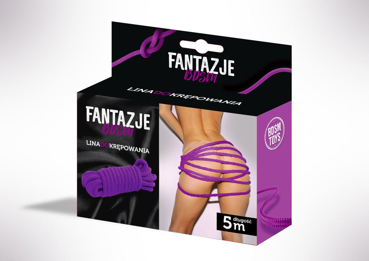 Fantazje Bondagetouw Paars 5 meter