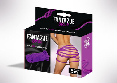 Fantazje Bondagetouw Paars 5 meter