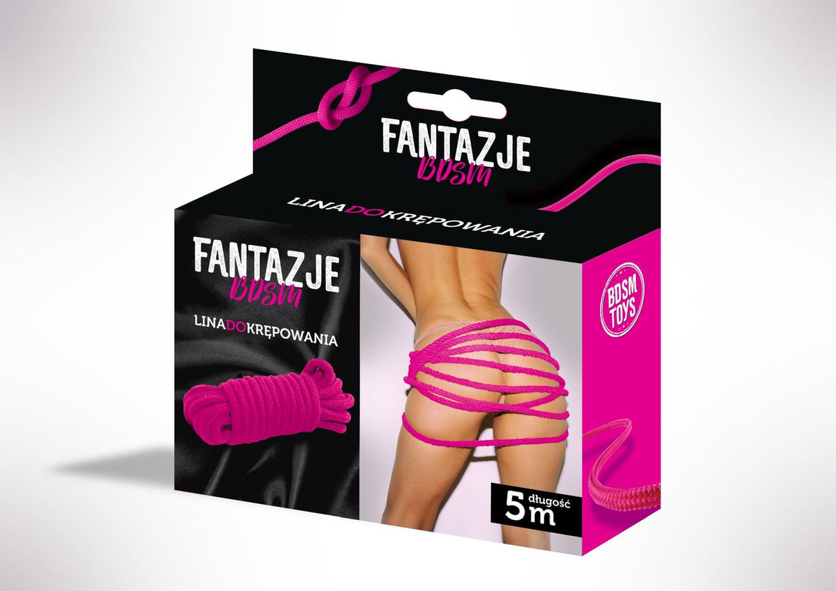 Bondage Touw Roze 5 Meter