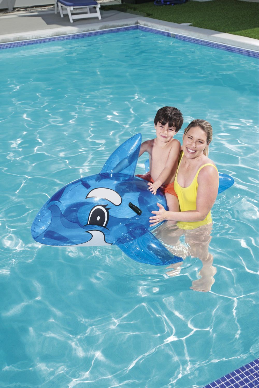 Bestway Opblaasbare Band Ride-on walvis PVC 154cm