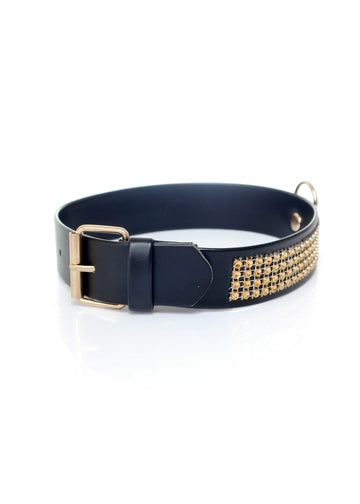 Halsband Studs Goud met Kristallen - Groot
