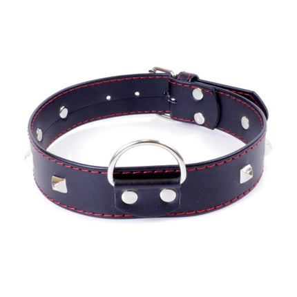 Bossoftoys - 33-00113 - Fetish Boss Series Collar with studs - 3 cm - Red