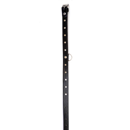 Choker Pink Crystal Fetish Boss Collar - 2cm Width
