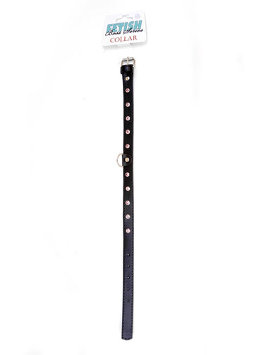 Choker Halsband Roze Kristallen - 2 cm