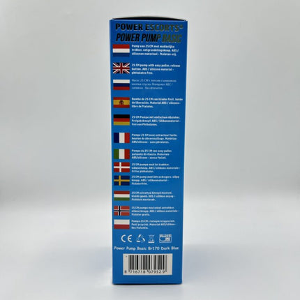 Power Escorts - BR170 - Power Pump Basic - Penis Pump - Dark Blue
