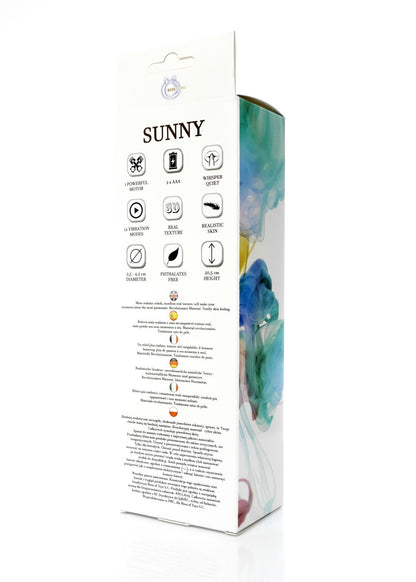 Bossoftoys Sunny Realistic vibrator - 12 function - Cyber ​​leather - Extra ordinary Flexible Material - Flesh - 20.5 cm - 44-00007