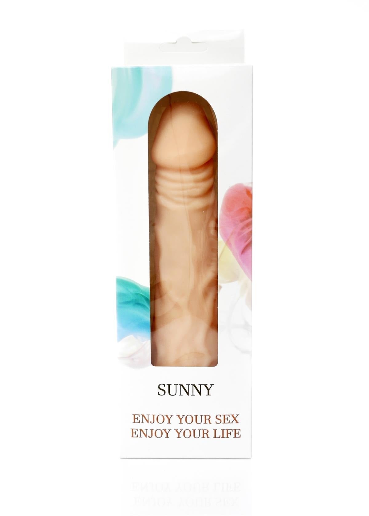 Bossoftoys Sunny Realistic vibrator - 12 function - Cyber ​​leather - Extra ordinary Flexible Material - Flesh - 20.5 cm - 44-00007