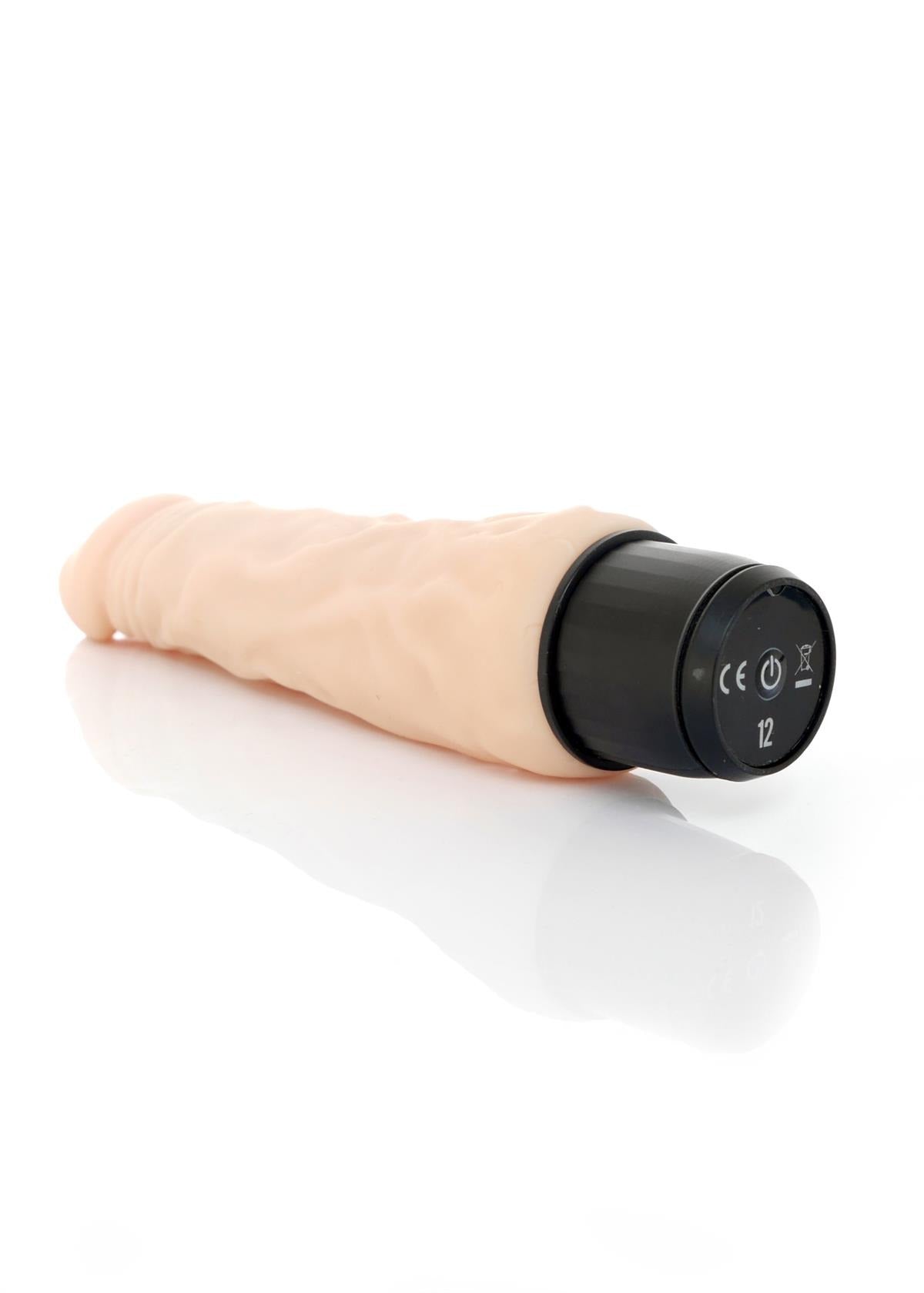 Bossoftoys Sunny Realistic vibrator - 12 function - Cyber ​​leather - Extra ordinary Flexible Material - Flesh - 20.5 cm - 44-00007