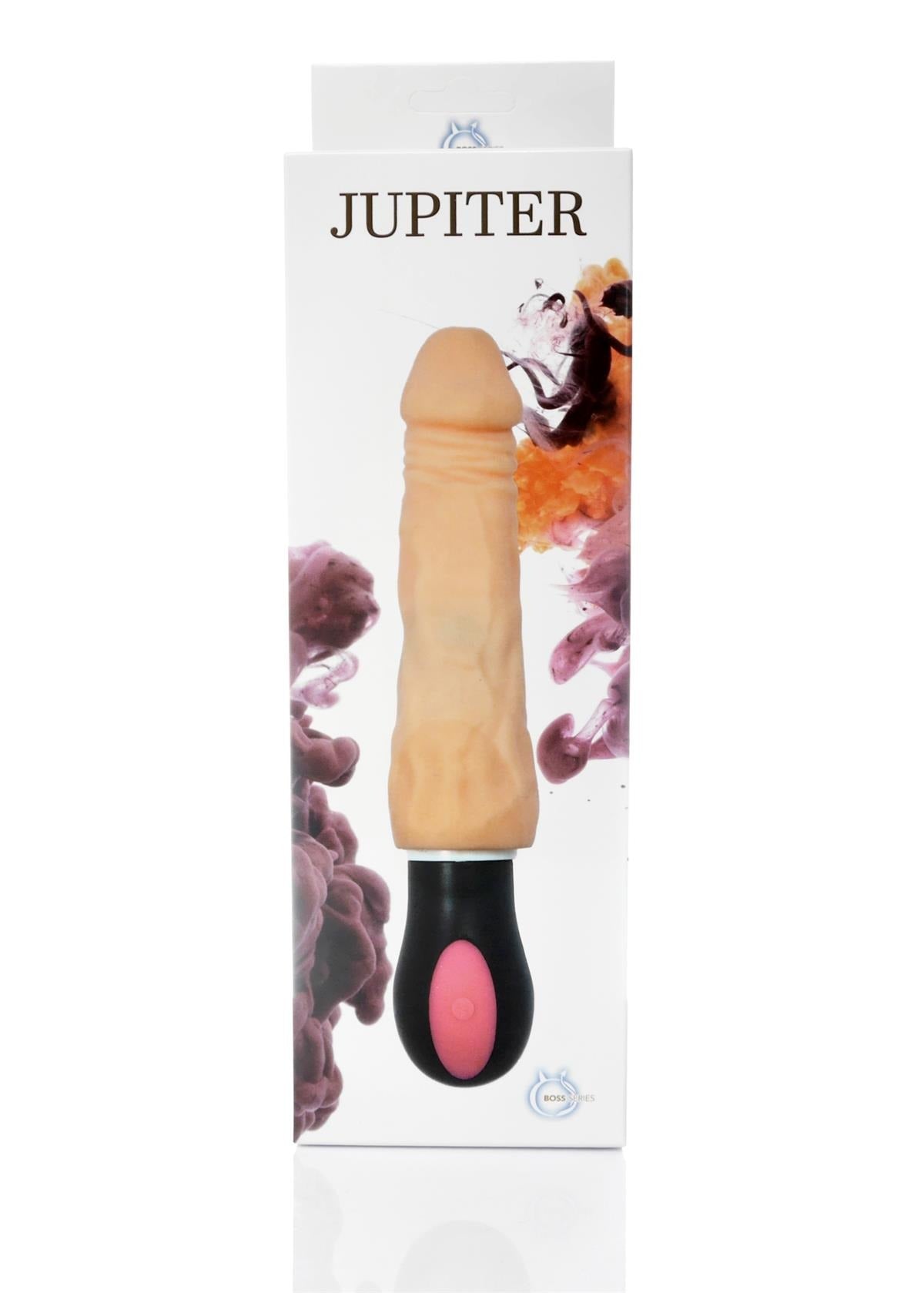 Bossoftoys Jupiter Realistic Cyber Leather Bending vibrator - 12 Function - Usb - 44-00012-