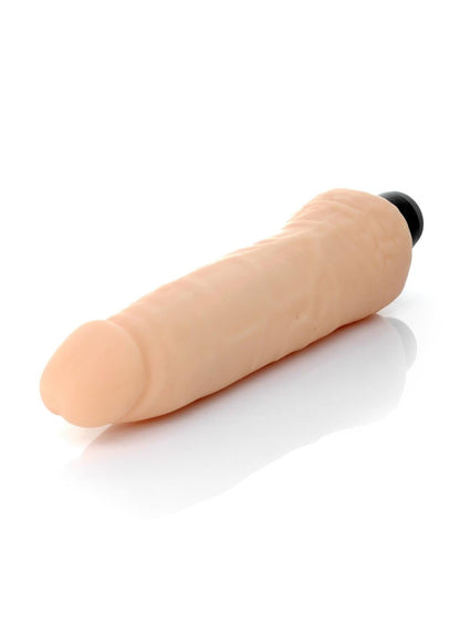 Bossoftoys - Rainbow 12 Function Realistic vibrator - Cyber ​​leather - Extra ordinary Flexible Material - Flesh - 18.5 cm - 44-00004