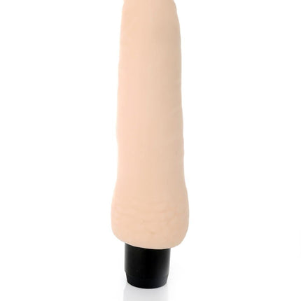 Bossoftoys - Rainbow 12 Function Realistic vibrator - Cyber leather - Extra ordinary Flexible Material - Flesh - 18,5 cm - 44-00004