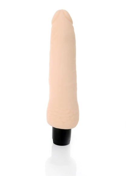 Bossoftoys - Rainbow 12 Function Realistic vibrator - Cyber ​​leather - Extra ordinary Flexible Material - Flesh - 18.5 cm - 44-00004