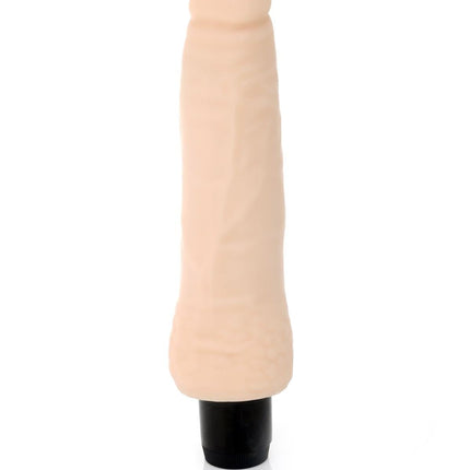 Bossoftoys - Rainbow 12 Function Realistic vibrator - Cyber leather - Extra ordinary Flexible Material - Flesh - 18,5 cm - 44-00004