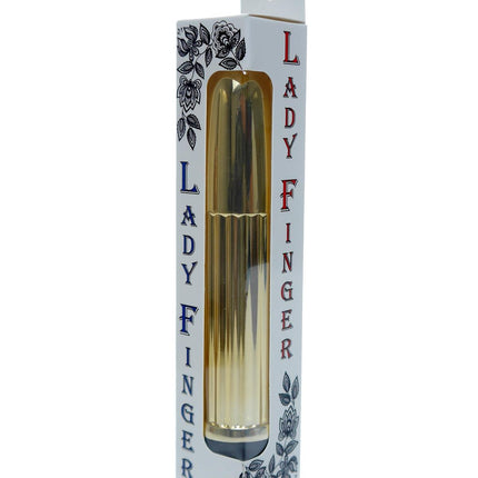Bossoftoys - 46-00015 - Mini vibrator -  Lady finger - 13 cm - dia 2,5 cm - Gold - Window colourbox
