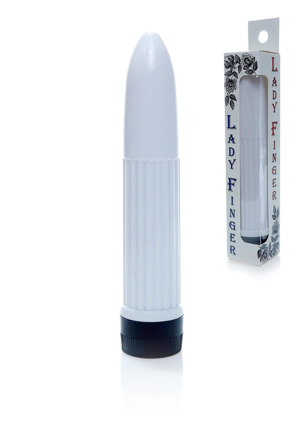 Lady Finger Mini-Vibrator 13 cm - Weiß
