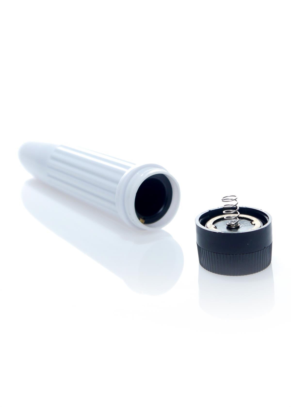 Bossoftoys - 46-00021 - Mini vibrator - Lady finger - 13 cm - dia 2.5 cm - White - Window color box