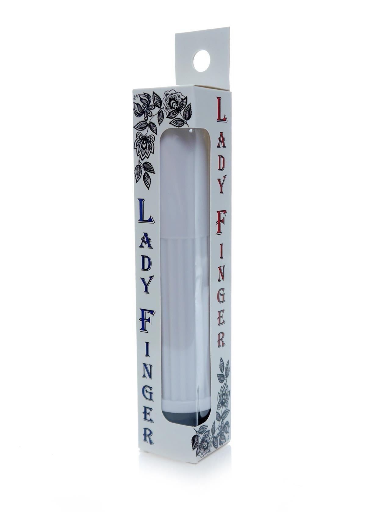 Bossoftoys - 46-00021 - Mini vibrator - Lady finger - 13 cm - dia 2.5 cm - White - Window color box