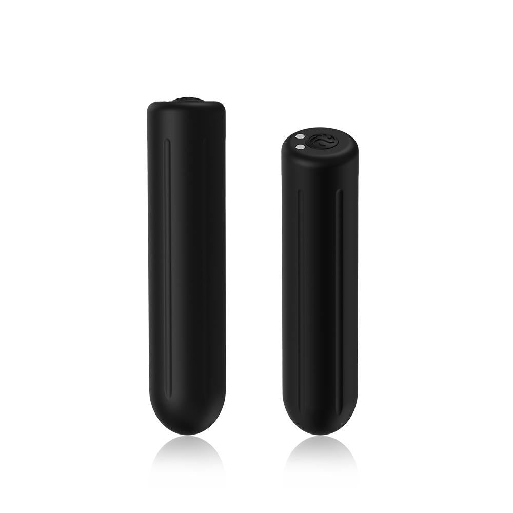 Rock Bullet Vibrator 9 Standen - USB Oplaadbaar - Mat Zwart
